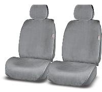 Накидки/PREMIER/Antislip/иск.мех/серый/передние/к-т(2шт)/арт.HR140 оптом