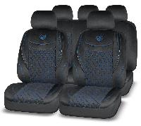 Чехлы/AUTOPREMIER/Elegant/алькантара+полиэстер/черный, синяя нить/арт.ELG1010 оптом