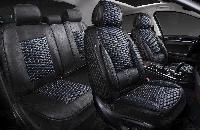 Накидки/PSV/5D Armada Skin/мокрая кожа/черный/отстрочка синяя/к-т/арт.136687 оптом