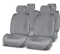 Накидки/PREMIER/Antislip/иск.мех/серый/ком-т на весь салон/арт.HR1400 оптом