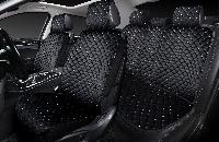 Накидки/AUTOPREMIER/ALCANTRA PREMIUM/стёганая алькантара/чёрный/белая нить/к-т/арт.PRM2000 оптом