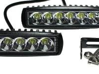 Фара рабочего света прямоугольная 18Вт (6*3W) (10-30В) Spot (дальний) 156х42х40мм/арт.904835 оптом