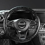 Оплётка AUTOPREMIER М кожа, плетенка, чёрный, PV1000M оптом