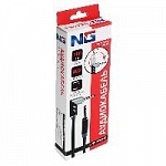 Кабель NG 3,5мм miniJack-miniJack, 1м, оплетка TPE, поворотный штекер (788-031) оптом