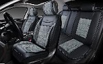 Накидки/AUTOPREMIER/PRESTIGE/экокожа,букле/черный-серый/боковая поддержка/к-т/арт.PRS1400 оптом