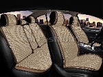 Накидки/CF/2D BREEZE PLUS/шелк/бежевый-коричневый-бежевый/к-т/арт.27362 оптом