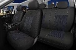 Чехлы/AUTOPREMIER/SILVER/полиэстер+алькантара/черный-синий/арт.SIL1010 оптом