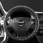 Оплётка AUTOPREMIER М экокожа, ромб крокодил, чёрный, VB1000M оптом