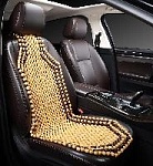 Накидка массажная AUTOPREMIER LM01 large, бежевый/коричневый, деревянные косточки (1шт.) арт. LM01 оптом