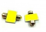 Диод в салон 12vT11х31 COB (SV8.5) WHITE (сплошная заливка) Gilves (мин.10шт) оптом