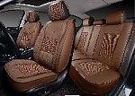 Накидки/PSV/3D/Lint/экокожа,лен/коричневый/к-т/арт.133196 оптом
