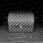 Сумка-органайзер/PSV/3D Zvezda Plastic/экокожа/черный/ромб белый/размер M(30×30×40см)/арт.137706 оптом