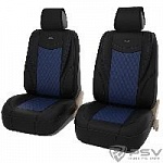 Накидки/PSV/Premium/Era 2 Front/экокожа/черный-синий/передние/к-т(2шт)/арт.131856 оптом