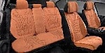 Накидки/PSV/Vulkan/алькантара/коричневый/комплект/арт.138974 оптом