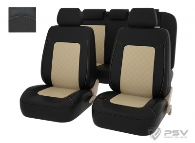 Чехлы PSV Elegant Next (Бежевый)  L , экокожа 129199