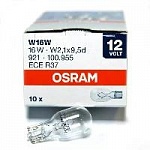 Лампа OSRAM (Осрам) W12-16W (W2.1x9.5d) Silvania 921 (мин10шт) оптом