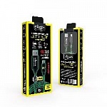 Кабель для зарядки армирован. microUSB FORZA, 1м, 3A, быстрая зарядка QC3.0, подсветка (931-002) оптом
