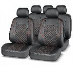 Чехлы/AUTOPREMIER/GRAND/экокожа/чёрный-красный/арт.GND1020 оптом