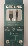 Кабель CARLINE USB - Lightning, тканевая оплётка,1метр, 2,1Ам оптом