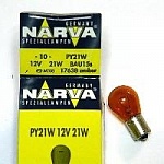 Лампа Narva (Нарва) PY12-21W янтарная BAU15S (176383000) (мин.10шт) оптом