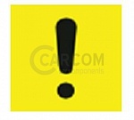 Наклейка "Начинающий водитель" цвет черн, желтый фон 05177 (мин.10 шт) оптом