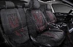 Накидки/PSV/5D Mezon Len/лен/черный/отстрочка красная/к-т/арт.138672 оптом