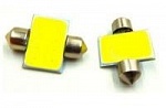 Диод в салон 12vT11х41 COB (SV8.5) WHITE (сплошная заливка) Gilves (мин.10шт) оптом