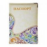 Обложка для паспорта с отд.для карт. ПВХ 13,7*9,6см 334-093 оптом