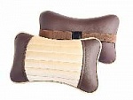 Подушка под шею "MONACO" корич/бежевый/бежевый/корич (2шт. в комп.) 41150 оптом