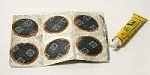 Заплатка для ремонта шин (24 шт+ клей) 13133/RS2401 оптом