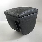 Бар Киа Рио III (2010-2017г) кожа черная элит. (ромб) 3718122 оптом