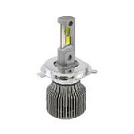 Лампа светодиодная МТФ CYBER LIGHT LED H4, 12V, 45W, 3750lm, 6000K, кулер (к-т 2шт) DP04K6 оптом