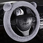 Оплетка PSV M MISHKA Lux (Серый) иск. мех 136104 оптом