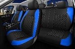 Чехлы/AUTOPREMIER/REAL/экокожа+полиэстер/черный-синий/арт.REL1100 оптом