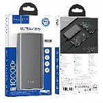 Внешний аккумулятор HOCO J68 10000mAh выходы 2USB, microUSB, Type-C (Original) оптом
