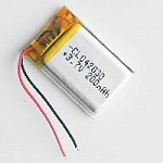 Аккумулятор для видеорег. раз. 30*20мм 3,7 v200mAh  оптом
