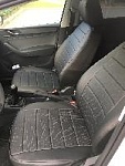 Чехлы/AvtoElite/Lada ВАЗ Xray/экокожа 2/черный оптом