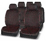 Накидки/AUTOPREMIER Boss/алькантара/чёрный-красный/к-т/арт.BOS1020 оптом