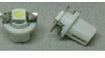 Диоды в панель приборов 12v T5 1SMD-MF W2.0-4.6 (белая, б/ц, патрон) (мин.10шт) Gilves оптом
