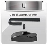 Адаптер CARCOM модель U (Hook 9х3mm, 9х4mm) для щётки стеклоочистителя оптом