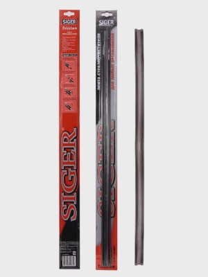 Резинка дворника Siger 66 см графит.